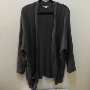 American Eagle L/XL Gray Cotton Cardigan